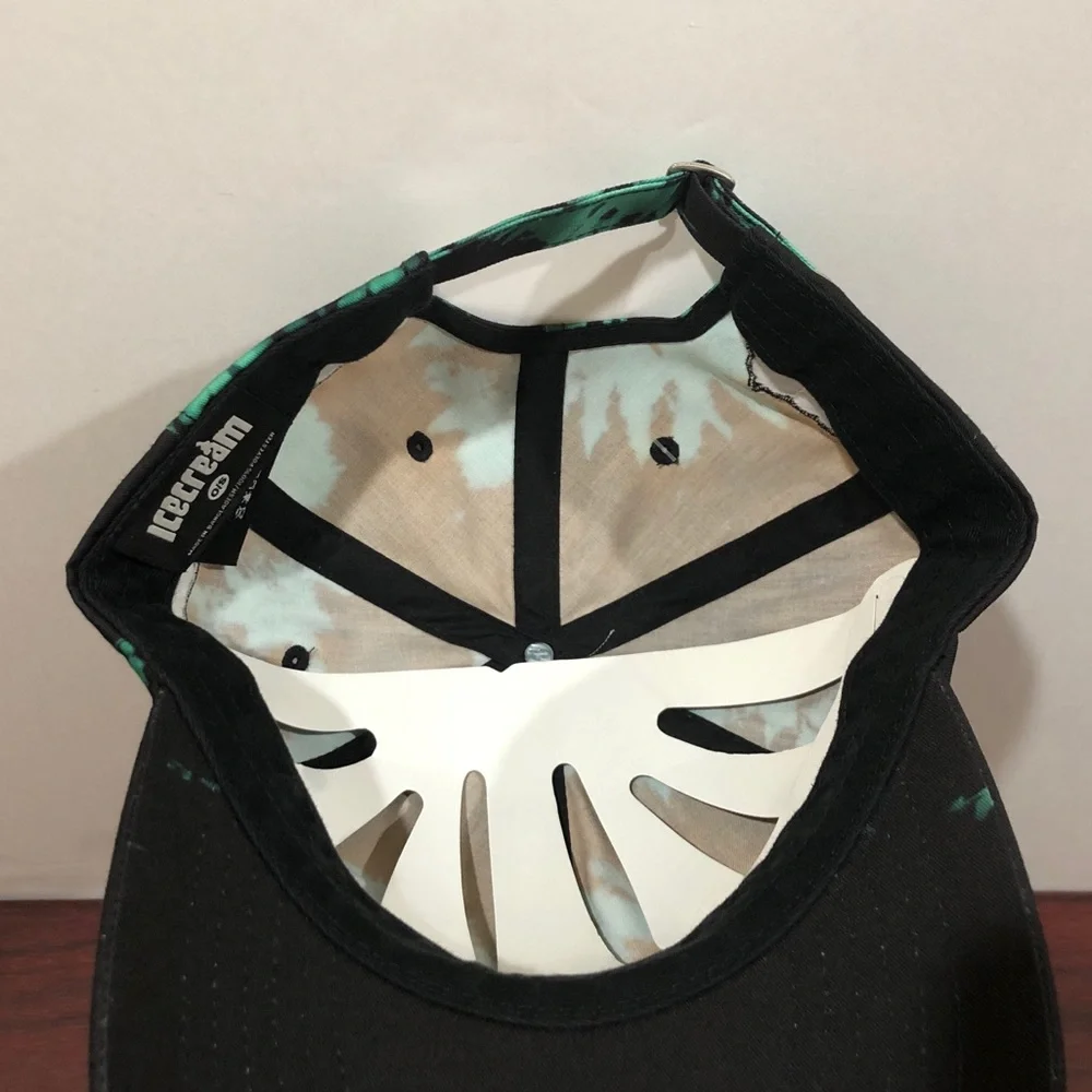 Billionaire Boys Club, Icecream Dad Hat, Black & Green - Picture 10 of 11